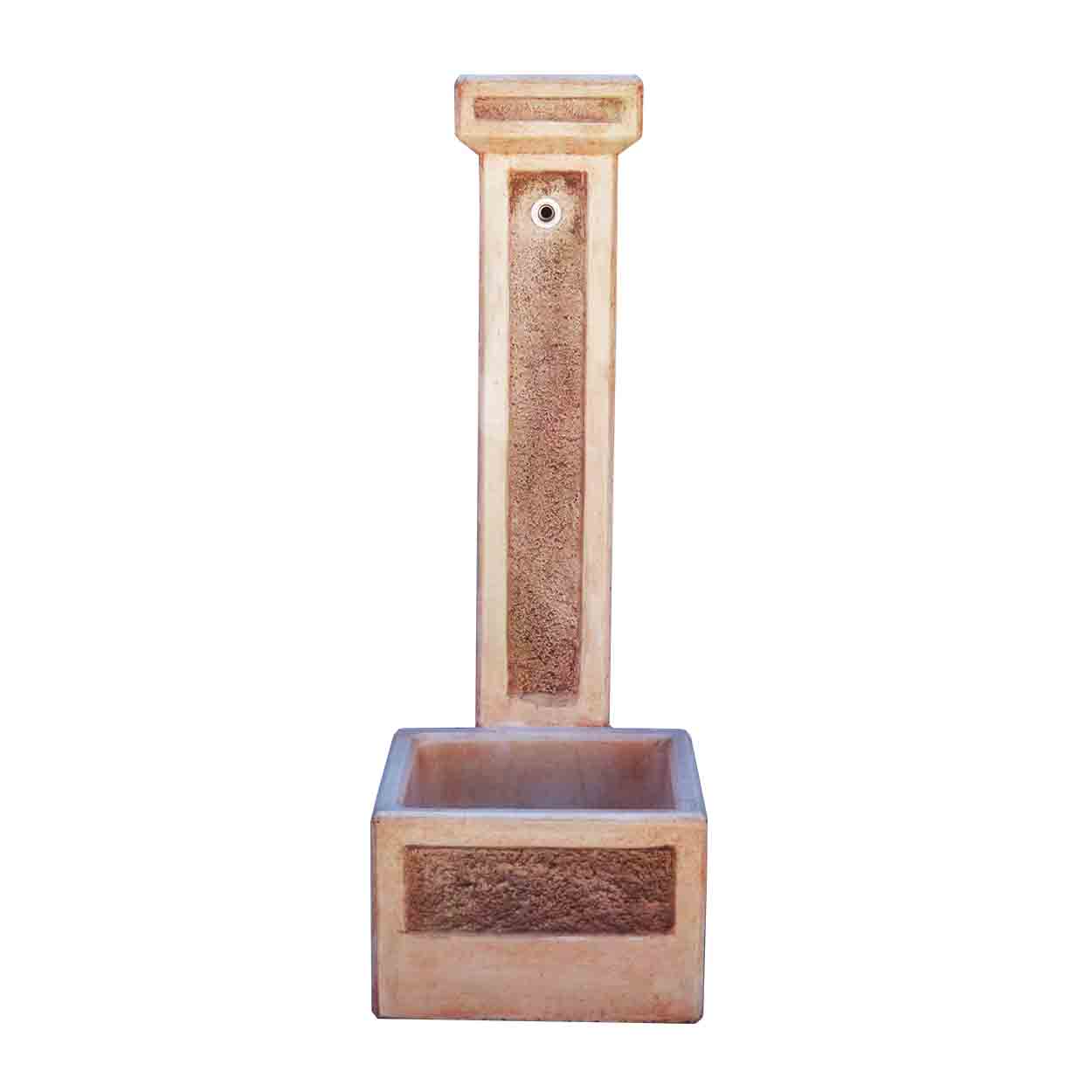 Cismea sau Fantana din Beton imitatie lemn rustic pentru Gradina COD42 - imagine 3